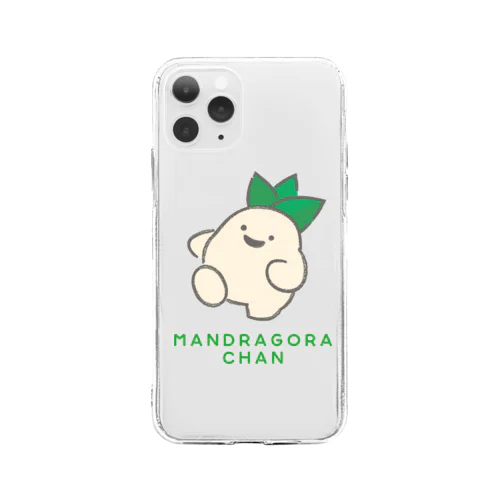 魔界植物マンドラゴラちゃん Soft Clear Smartphone Case