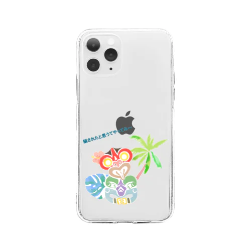 tiki《やってみ〜》 Soft Clear Smartphone Case