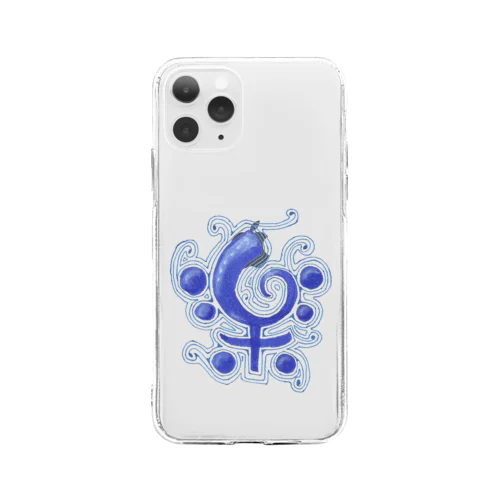 らく楽らく Soft Clear Smartphone Case