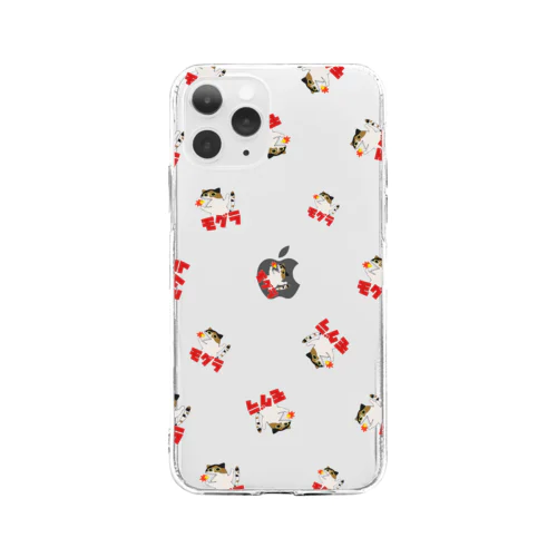 いっぱい怪獣モグラ Soft Clear Smartphone Case