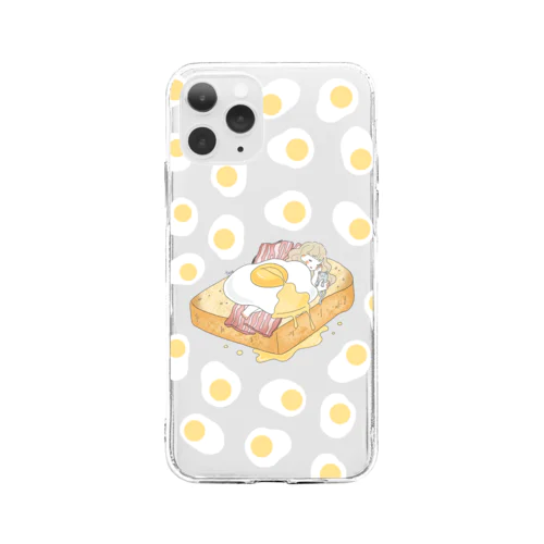 たまご Soft Clear Smartphone Case