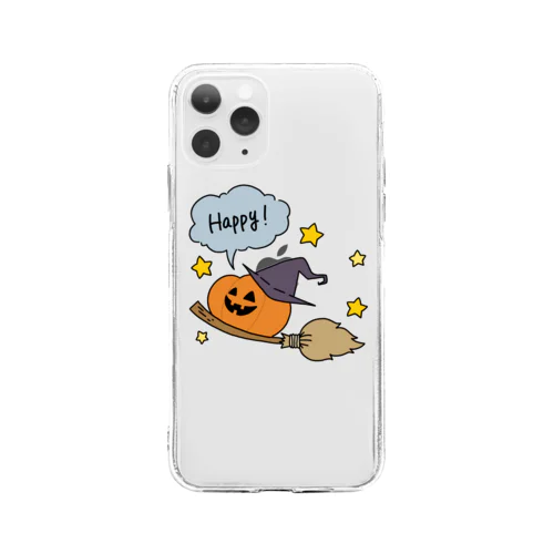 魔女っ子かぼちゃくん Soft Clear Smartphone Case