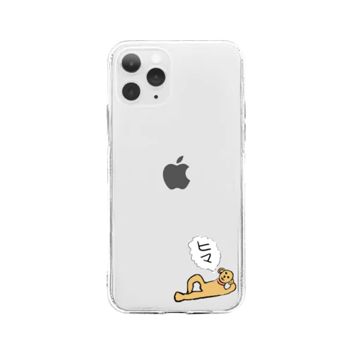 ぬる犬 Soft Clear Smartphone Case