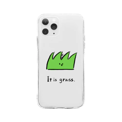 それは草w Soft Clear Smartphone Case