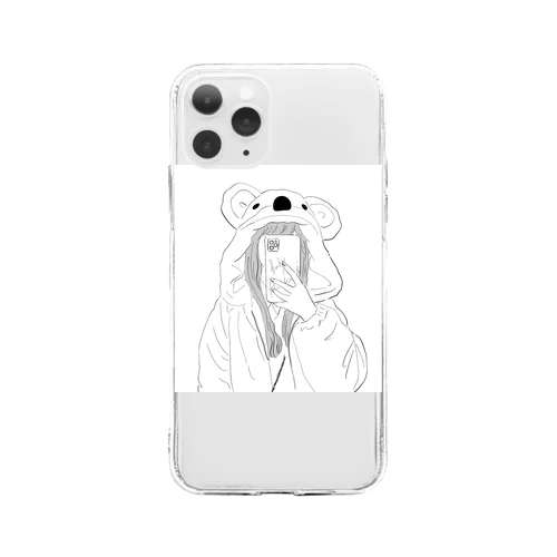 こあらの自撮り Soft Clear Smartphone Case