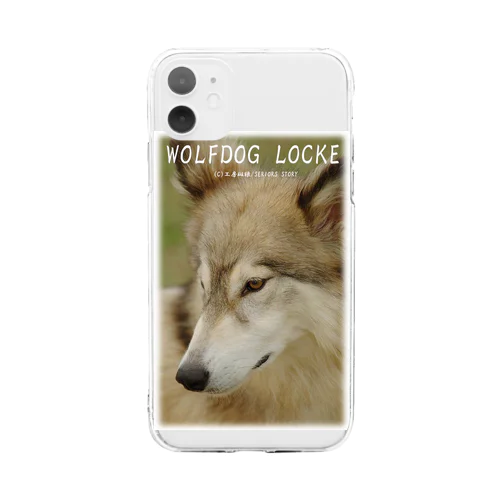 狼犬ロックフォト Soft Clear Smartphone Case