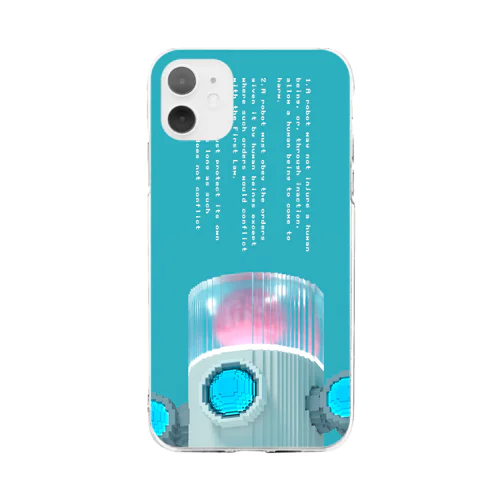 Voxelart-ROBOT03- Soft Clear Smartphone Case