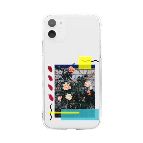 バラ Soft Clear Smartphone Case