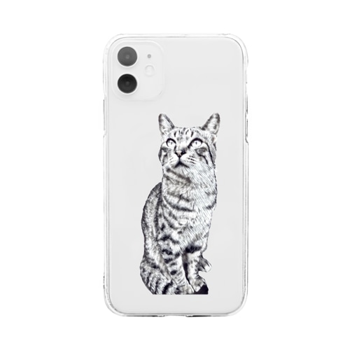 トラ猫トラ君 Soft Clear Smartphone Case