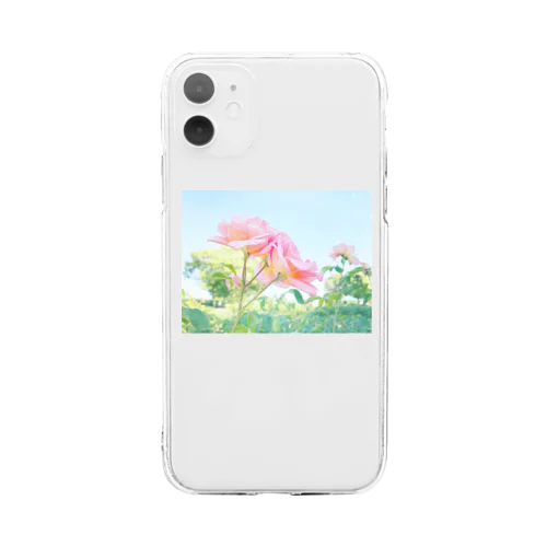 ばらの香り Soft Clear Smartphone Case