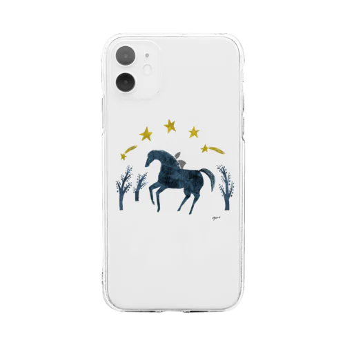 星降る夜に Soft Clear Smartphone Case