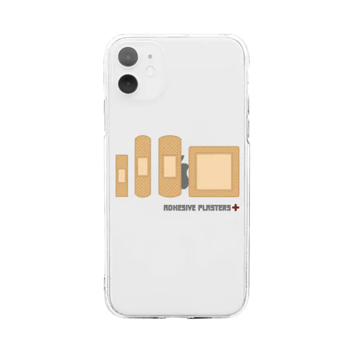 絆創膏セット Soft Clear Smartphone Case