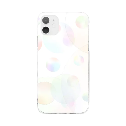 しゃぼん玉 Soft Clear Smartphone Case