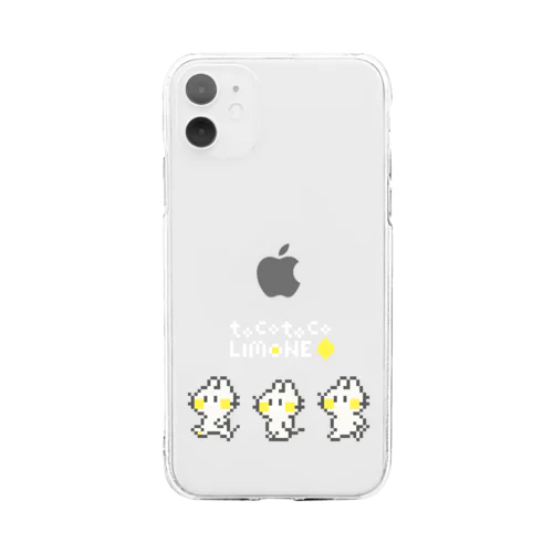 ドットトコトコリモーネちゃん Soft Clear Smartphone Case