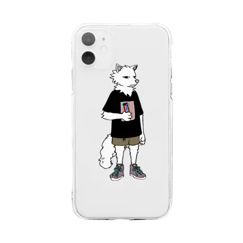 オオカミ×チョコレートバー Soft Clear Smartphone Case