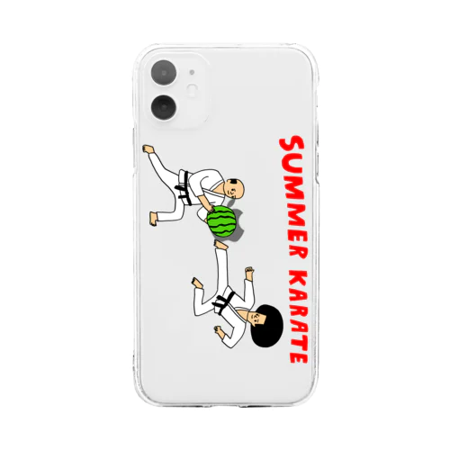 サマー空手 Soft Clear Smartphone Case