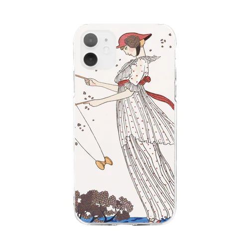 リネンのドレス　Robe de linon imprimé（1913） Soft Clear Smartphone Case