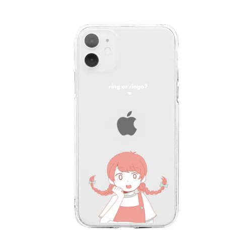 ring or ringo Soft Clear Smartphone Case