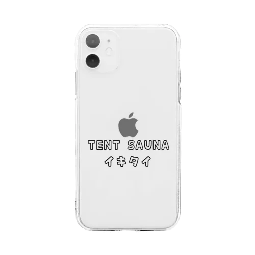 TENT SAUNA イキタイ Soft Clear Smartphone Case