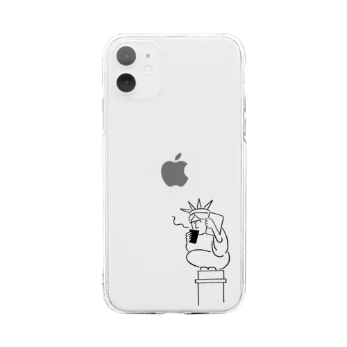 オリジナルスマホケース① Soft Clear Smartphone Case