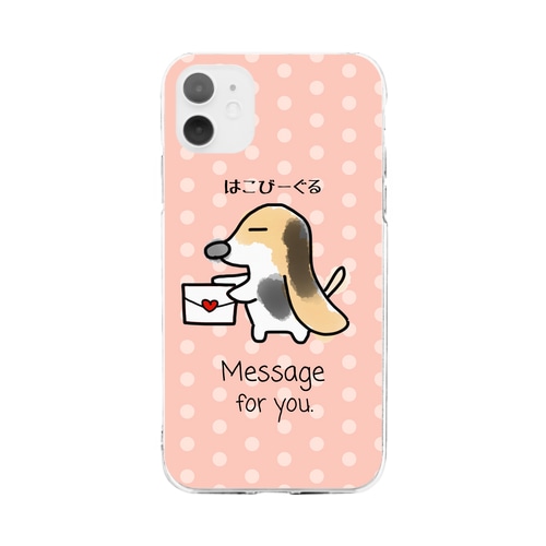 はこびーぐる/スマホケース Soft Clear Smartphone Case