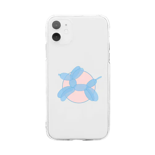 バルーンドッグ Soft Clear Smartphone Case