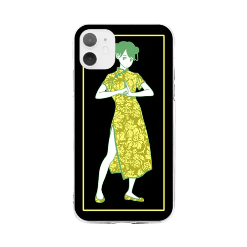 カンフーガール(11用) Soft Clear Smartphone Case