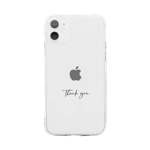 Thank you Soft Clear Smartphone Case