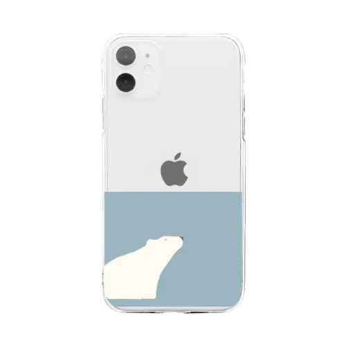 シロクマ Soft Clear Smartphone Case