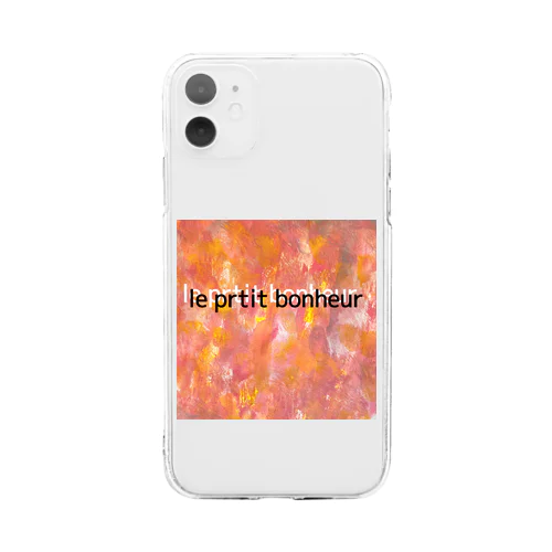 小さな幸せ -le prtit bonheur- Soft Clear Smartphone Case