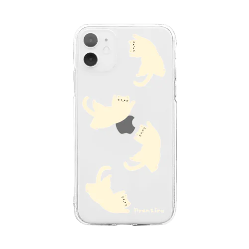 にゃん体動物祭 Soft Clear Smartphone Case