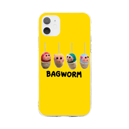 BAGWORM（黄） Soft Clear Smartphone Case