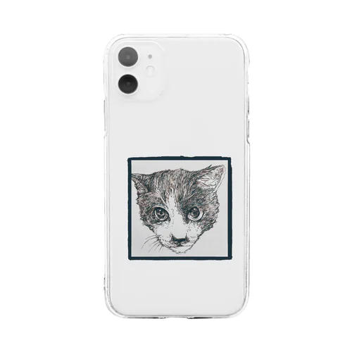 ブチくん Soft Clear Smartphone Case