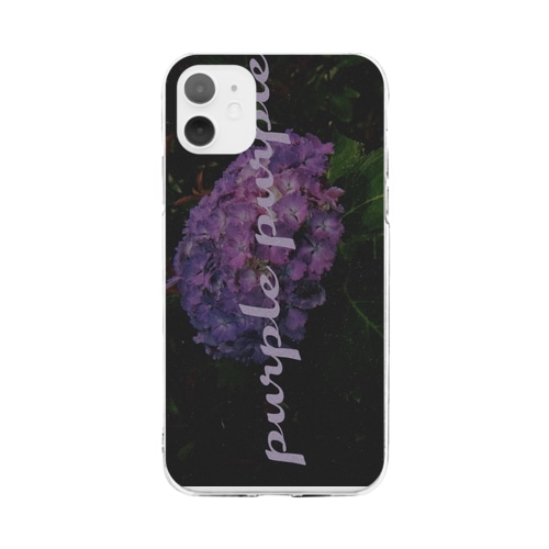 purplepurple スマホケース Soft Clear Smartphone Case
