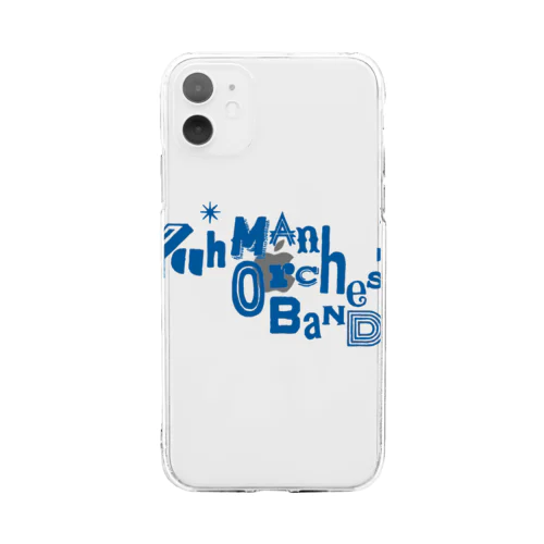 やーまんおーけすとらばんどぶるー Soft Clear Smartphone Case