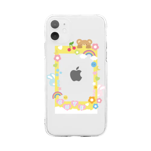 推しをかわいく持ち歩こ♡ Soft Clear Smartphone Case