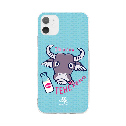  CT78水牛くんB*C Soft Clear Smartphone Case