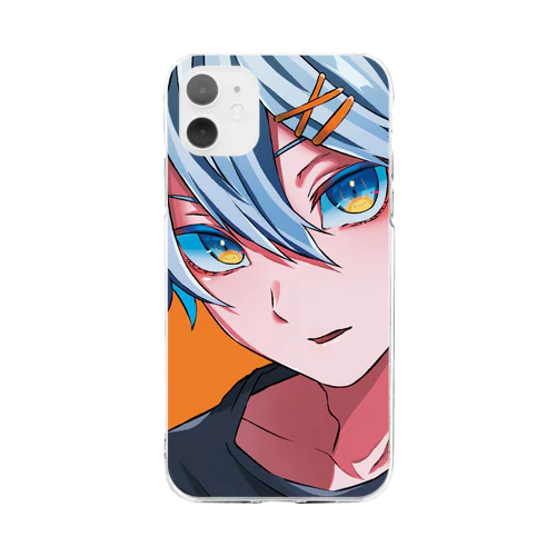 インナーカラー男子🎵 Soft Clear Smartphone Case