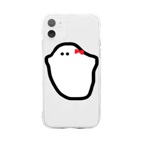 リボンオバケちゃん Soft Clear Smartphone Case