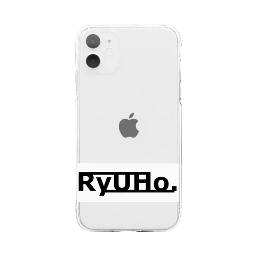 RyUHo. ホワイト Soft Clear Smartphone Case