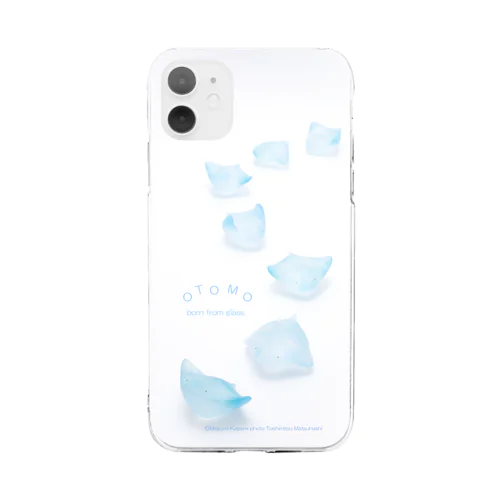 あおぞらとびえい Soft Clear Smartphone Case