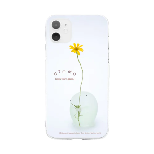 お花とおとも Soft Clear Smartphone Case