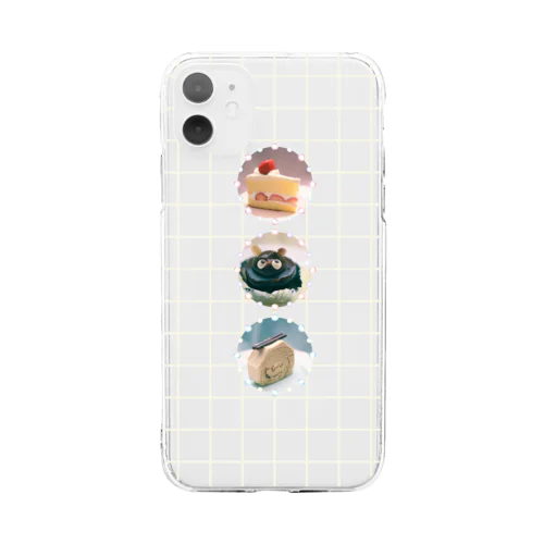 ケーキ信号ファンシー Soft Clear Smartphone Case