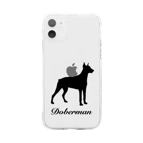 ドーベルマン Soft Clear Smartphone Case