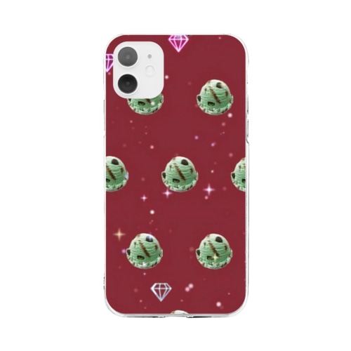 ♡CHOCOMINT♡(CLASSIC DIAMOND) Soft Clear Smartphone Case