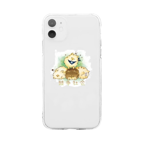 ちびプリント Soft Clear Smartphone Case