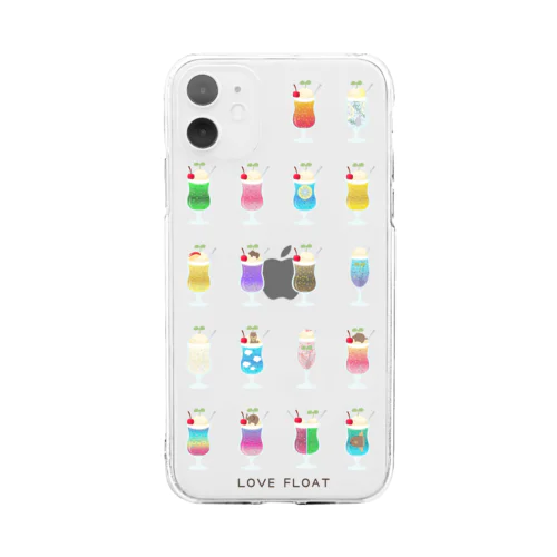 クリームソーダ大好き　iPhone11  Soft Clear Smartphone Case