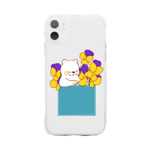 ポケットしろくまさん Soft Clear Smartphone Case