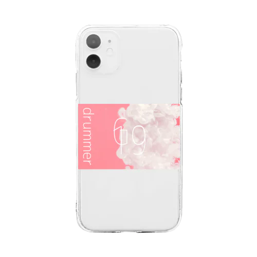 旗野 ごう -19- birthday goods 【シンプルオシャレ】 Soft Clear Smartphone Case