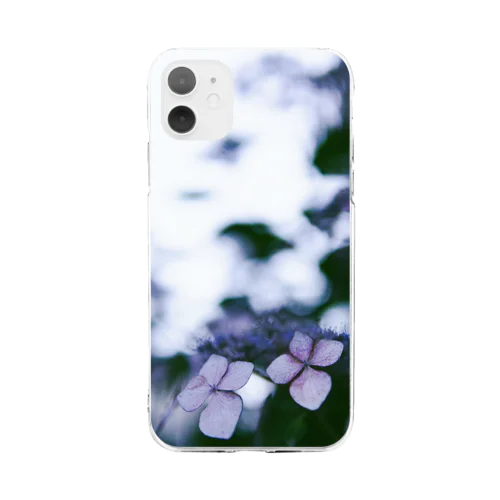 Hydrangea Soft Clear Smartphone Case